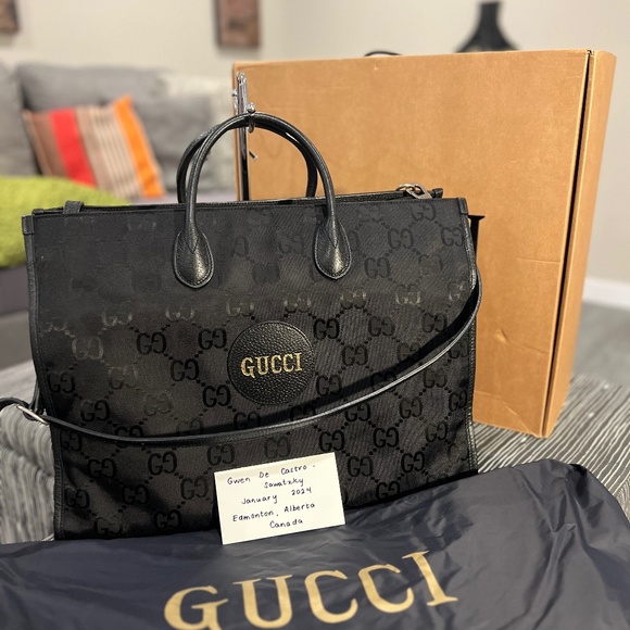 Gucci Off the Grid Black Econyl Nylon - Picture 1 of 16